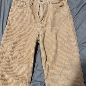 Levi's Premium Corduroy Ribcage Straight Ankle Women's Jeans (Size 27)